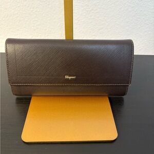 Ferragamo Brown Leather Wallet